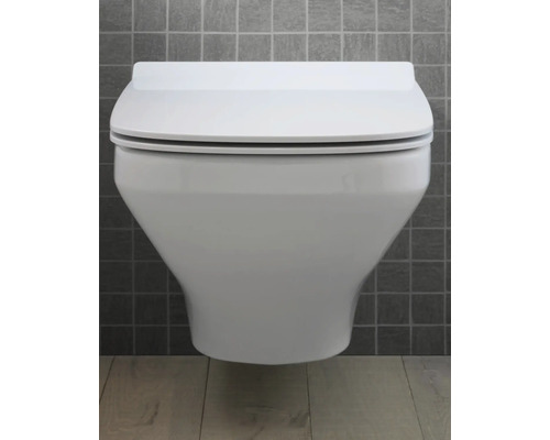 Závesné WC z keramiky s vekom