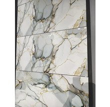 Dlažba imitácia mramoru GOLD Lea Aqua 60x120 cm