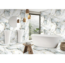 Dlažba imitácia mramoru GOLD Lea Aqua 60x120 cm