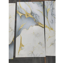 Dlažba imitácia mramoru GOLD Newton Aqua 60x120 cm