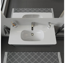 Umývadlo na skrinku DURAVIT D-Code sanitárna keramika biela 105 cm 03421000002
