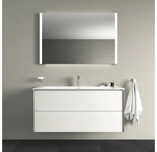 Umývadlo na skrinku DURAVIT Viu sanitárna keramika biela 123 cm 2344120000