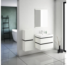 Zrkadlo do kúpeľne Devo Viva 2.0 70 x 86 cm biela VV2-LU70-F104
