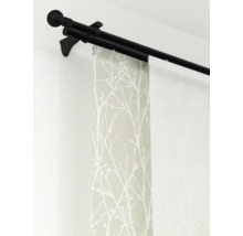 Dvojitá záclonová tyč so závesmi