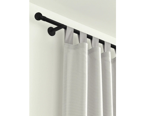 Tyč na závesy so slučkovým zavesením a závesom