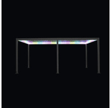 Voľne stojaca pergola s LED osvetlením