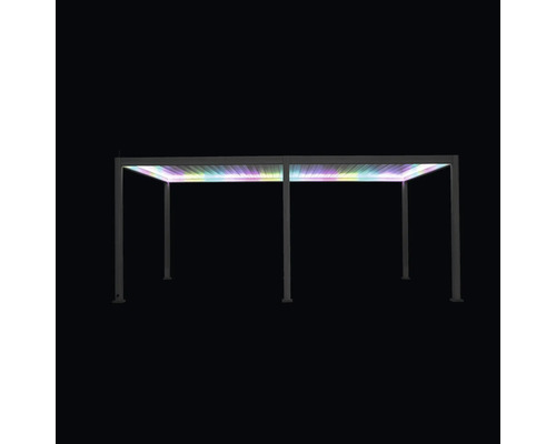 Voľne stojaca pergola s LED osvetlením