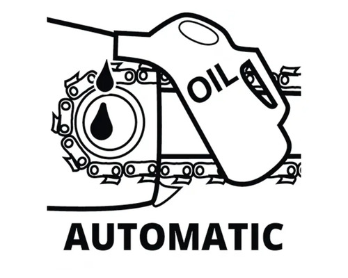 Symbol automatického mazania reťaze
