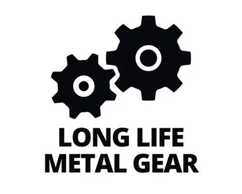 Symbol dlhej životnosti kovového prevodu