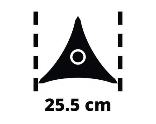 Šírka rezu 25,5 cm
