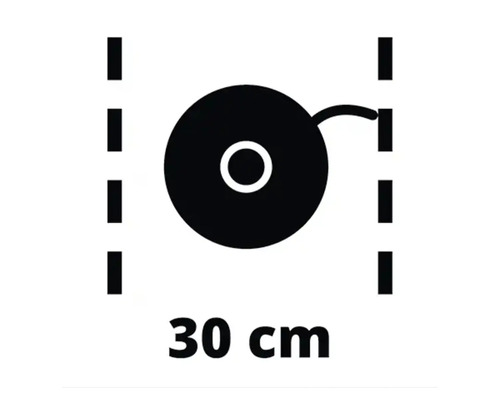 Symbol pre dosah 30 centimetrov
