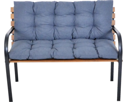 Záhradná lavica s polstrovaním