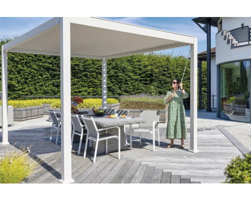 Pergola Deluxe 111 3x3 svetlosivá