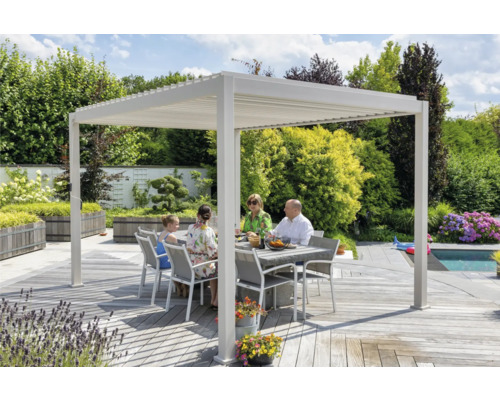 Pergola Deluxe 111 3x4 svetlosivá