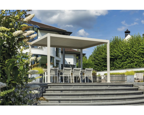 Pergola Deluxe 111 Smart 3x4 svetlosivá