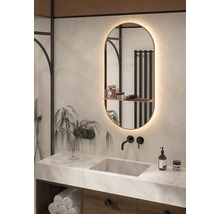 Kúpeľňa s umývadlom, zrkadlom s osvetlením a batériou