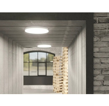 LED stropné svietidlo Panlux LM31400001 HUGO IP54 15 W 1650 lm 3000-4000-5000 K biele
