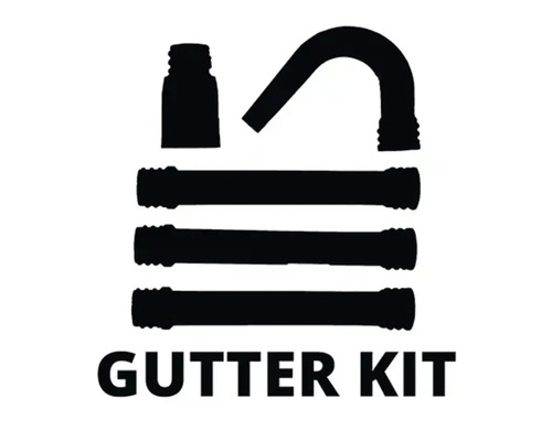 Súprava odkvapov s rúrami a spojkami