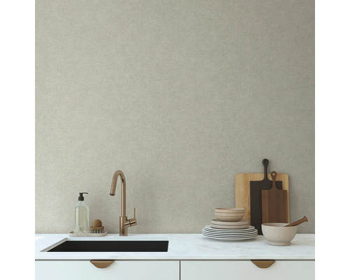 Kuchynský drez s batériou a riadom pred svetlou stenou