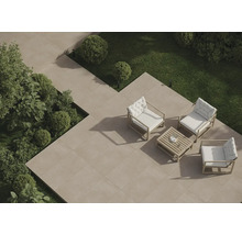 Keramická dlažba Flairstone 59,5x59,5x2 cm Borkum 2.0 Beige
