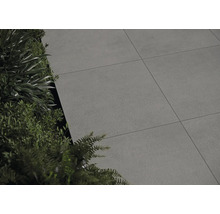 Keramická dlažba Flairstone 59,5x59,5x2 cm Borkum 2.0 Anthrazit