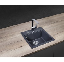 Granitový drez CONCEPT Cubis 51x49 cm tmavosivý DG00C50DG