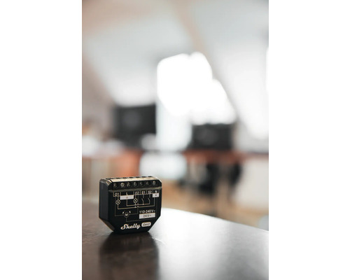 Relé spínača svetla Shelly Gen3 pre domácu automatizáciu