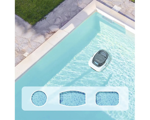 Automatický čistič bazénov v bazéne