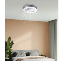 Stropný ventilátor s integrovaným osvetlením v spálni