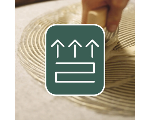 Symbol vhodné pre podlahové kúrenie