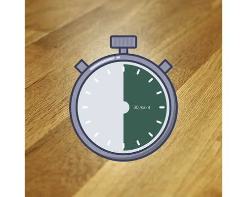 Symbolický obrázok stopiek ukazujúcich 30 minút