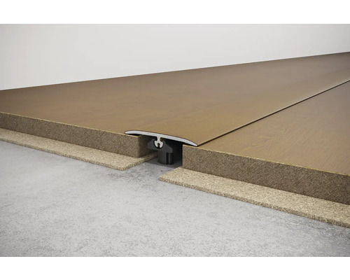 Podlahový profil na spojenie dvoch podlahových krytín