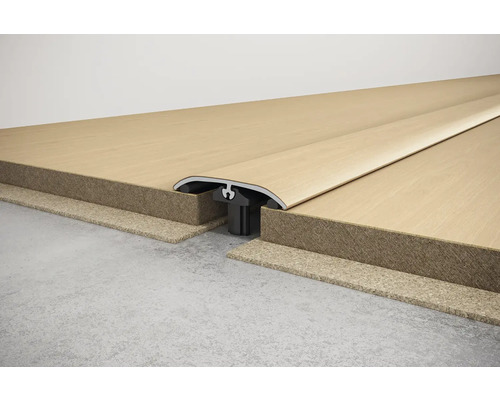 Podlahový profil pre laminát a parkety, na spájanie podlahových krytín