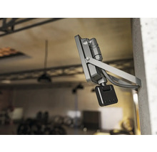 LED reflektor LEDMED VANA SMD S EASY IP 65 10 W 1100 lm 4000 K antracit so senzorom pohybu