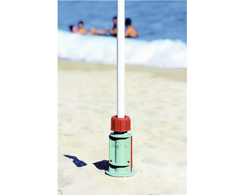 Držiak plážového slnečníka na upevnenie slnečníka na pláži