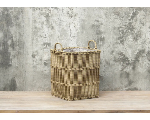 Kôš z ratanu s držadlami