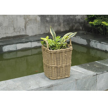 Ratanový kvetináč s držadlami