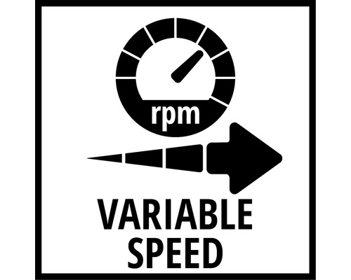 Symbol pre nastavenie premenlivej rýchlosti.