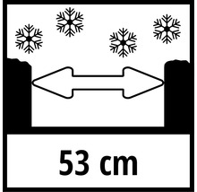 Symbol mrazuvzdornosti so šírkou 53 centimetrov