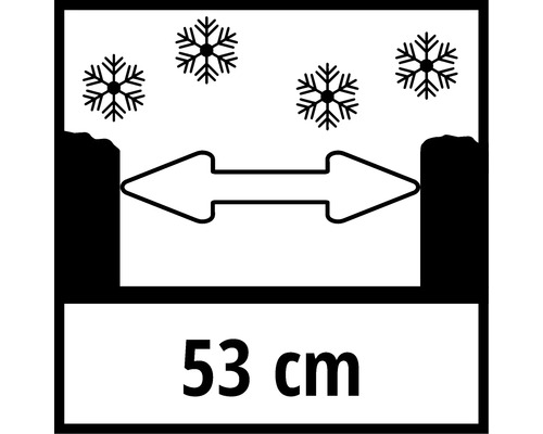 Symbol mrazuvzdornosti so šírkou 53 centimetrov