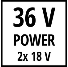 Označenie 36 V Power 2x 18 V