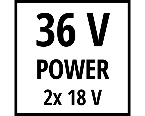 Označenie 36 V Power 2x 18 V