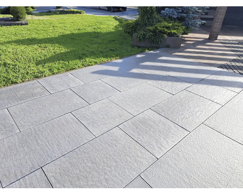 Betónová dlažba Slate 1 90x60x5, 5 cm šedá Záhradný chodník s obdĺžnikovou dlažbou