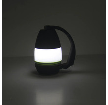 Svietiaca kempingová lampa s rukoväťou