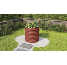 Vyvýšený záhon Vitavia Vita 858 Rund Ø82x86 cm plechový rubín