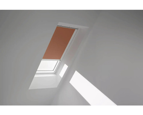 Zatemňovacia roleta na strešné okno VELUX na solárny pohon DSL C02 4564KWL oranžová Strešné okno s zatemňovacou roletou