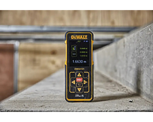 Laserový diaľkomer DeWalt na meranie vzdialenosti