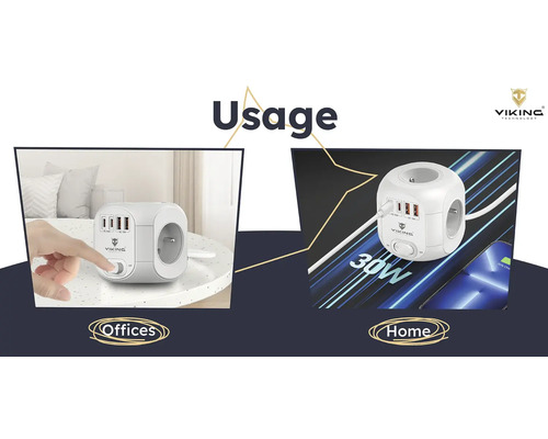 Zásuvkový blok pre kanceláriu a domácnosť