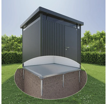 Záhradná skriňa so skrutkovým základom pre bezpečné upevnenie