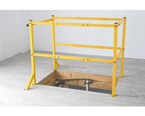 Zábradlie pre podkrovné schody ako ochrana proti pádu